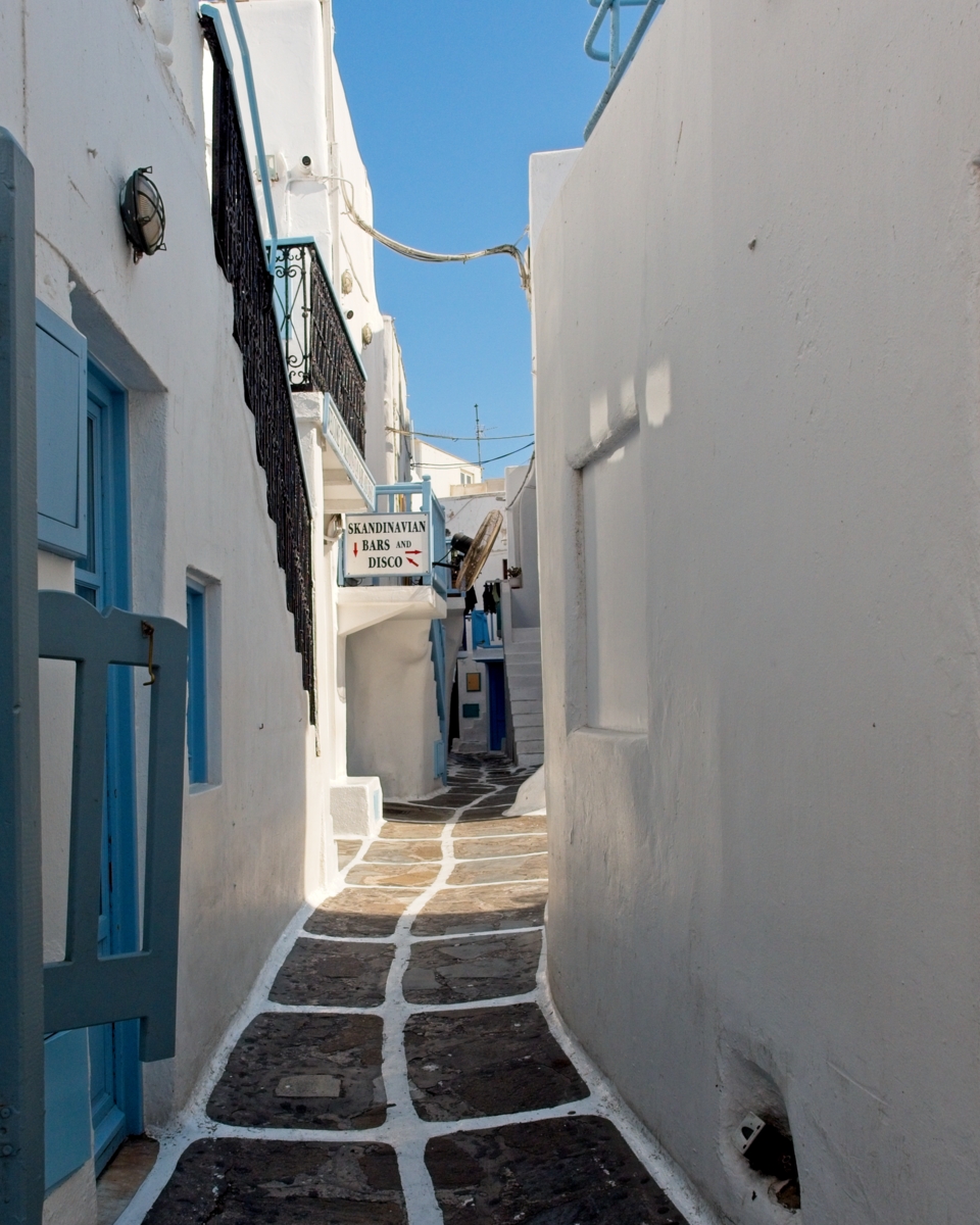 Mykonos Town Narrow Streets