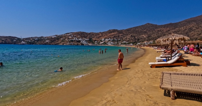 Ios Mylopotas Beach, Far Out Village & Corali Kitchen