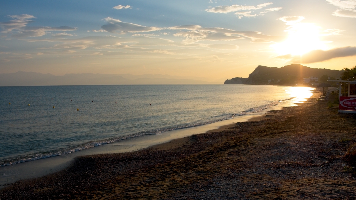 Sidari East Beach Early Morning